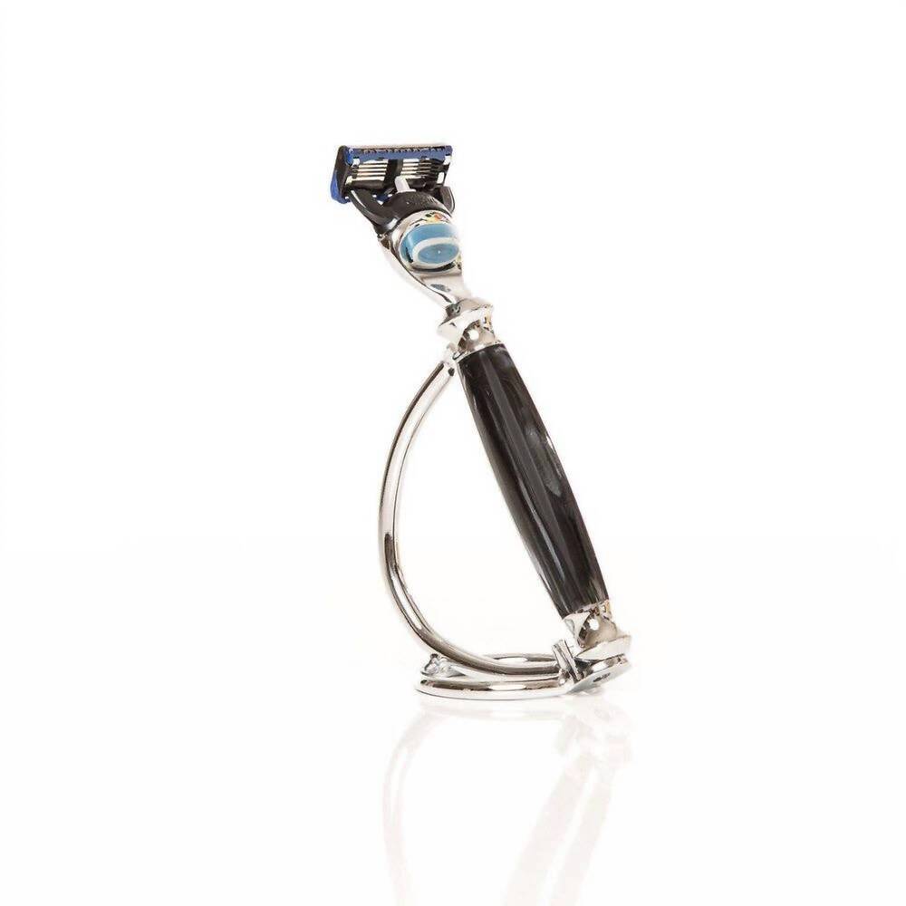 NEW BROUK & CO. winston razor handle in black